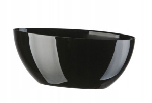 Doniczka Osłonka Donica Połysk Kolory Czarna 38 Cm