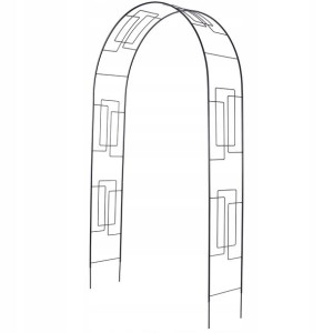 Pergola Na Kwiaty Ogrodowa Metalowa Łuk Róże 250cm