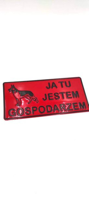 Tab. ostrzeg.met.28,5x14 cm DUŻA 494.61TAB