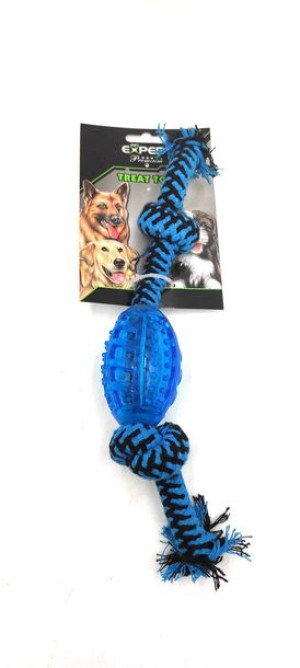 Zab.z gumy piłka rugbby ze sznurkiem  30cm 488.62