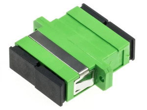 Adapter światłowodowy SC/APC DUPLEX ZIELONY