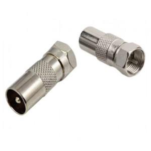 Adapter Rf-wtyk ( Iec Wtyk ) / F-wtyk