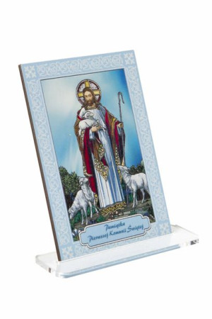 Pamiątka I Komunii Świętej - Ceramika drewniana