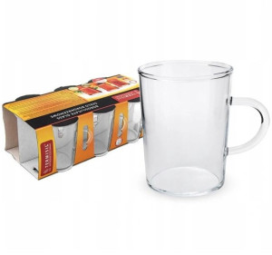 Szklanki żaroodporne Stożek komplet 6 szt 220ml