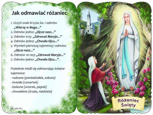 Karnet Modlitewny - Różaniec Święty