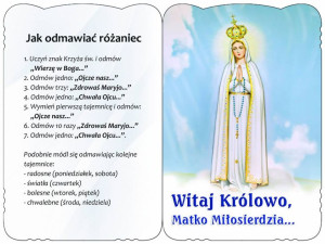 Karnet Modlitewny - Witaj Królowo, Matko Miłosierdzia