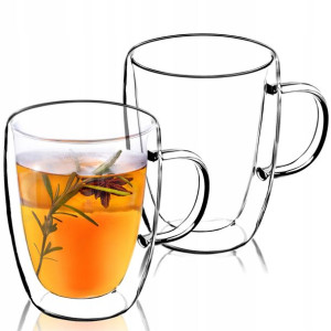 Szklanki Termiczne Z Podwójną Ścianką 270 Ml 2szt