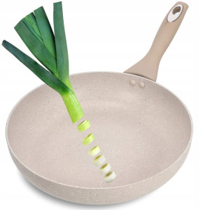 Patelnia Indukcyjna Głęboka Nieprzywierająca 28 Cm