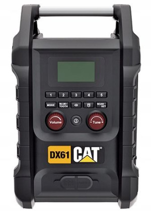 Radio CAT DX61B Bluetooth 18V AUX wyświetlacz