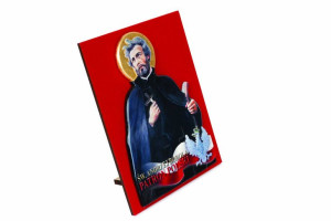 Święty Andrzej Bobola - Ceramika żywiczna bez ramki mała