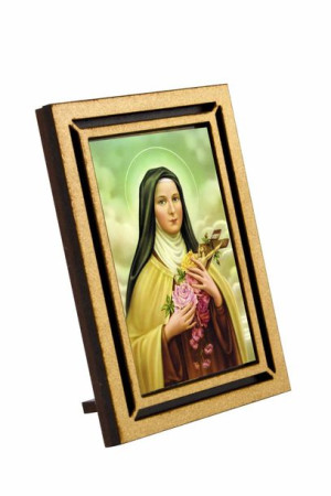 Święta Teresa - Obraz prostokątny w ramce HDF