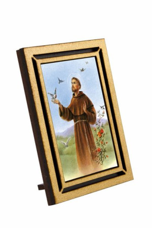 Święty Franciszek - Obraz prostokątny w ramce HDF