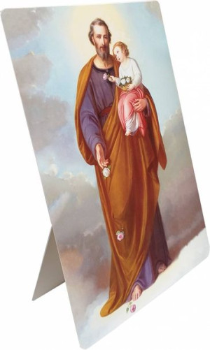 Święty Józef - Stojaczek papierowy - 50 szt