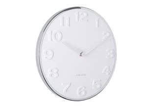 Zegar ścienny NEW ORIGINAL NUMBERS biały 30 cm