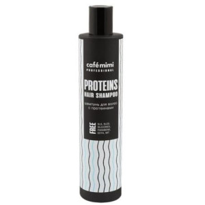 Cafe Mimi, Szampon do Włosów z Proteinami, 300ml