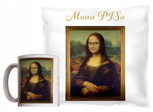 ZESTAW Kubek + Poduszka Mona PISa Morawiecki