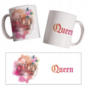 Kubek z nadrukiem Dziewczyny Partnerki Queen 330ml
