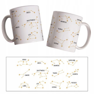 Kubek z nadrukiem Znaki zodiaku gwiazdozbiór 330ml