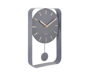 Zegar ścienny PENDULUM CHARM szary