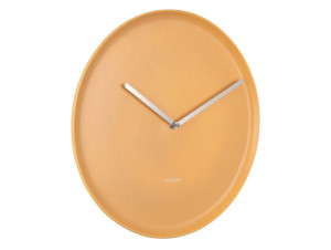 Zegar ścienny PLATE żółty