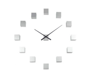 Zegar ścienny DIY CUBIC srebrny