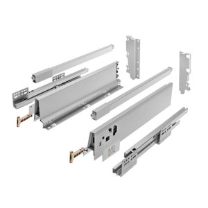 Szuflada Modernbox Square, L-250, Wysoka H-210, Szary, 40kg