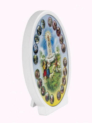 Ikona z podpórką - Objawienie Fatimskie - Ceramika