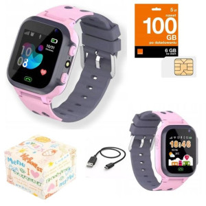 Smartwatch Zegarek Dla Dzieci Lokalizator Lbs +sim
