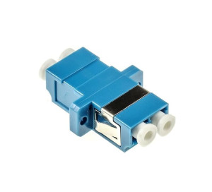 Adapter SM LC/UPC, duplex, ceramic sleeve