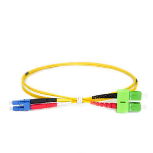 Patchcord LC/UPC-SC/APC, SM G.657A1, duplex, dł. 5m