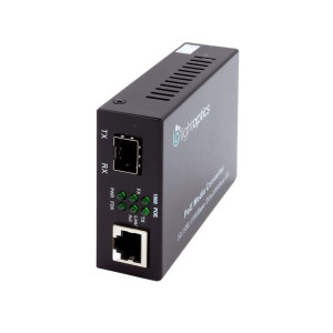 Media konwerter PoE 1x 10/100/1000Base-T RJ45, 1x 1000M SFP