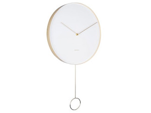 Zegar ścienny PENDULUM biały