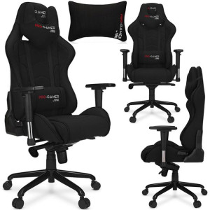 Fotel Gamingowy Pro-gamer By Yumisu Maveric Plus Materiał Czarny