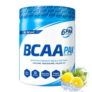 6PAK BCAA PAK 400g Kaktus Cytryna