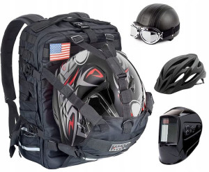Plecak Na Motocykl Z Miejscem Na Kask Kufer Duży