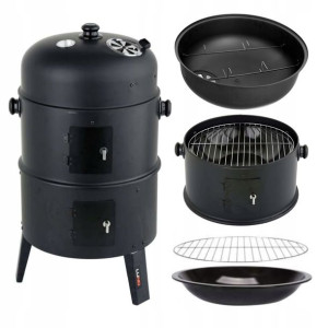 Wędzarnia Ogrodowa Stalowa Wędzarka Grill 40 Cm