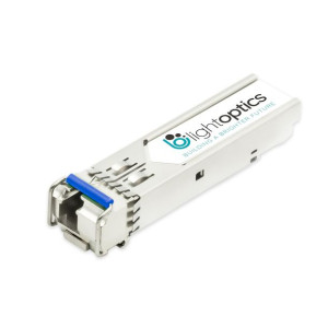 SFP 1000BaseBX BiDi 1.25Gbps Tx1310nm/Rx1550nm LC SMF DDM 20km,