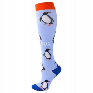 Podkolanówki Uciskowe Kolorowe Termoaktywne L-xl