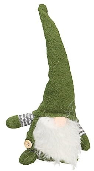Skrzat w zielonych ogrodniczkach 30 cm