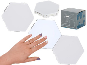 Lampa Modułowa Led Dotykowa Ścienna 3szt Zimny Biały