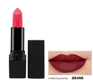 Avon  Ultramatowa szminka Red Supreme   3,6g 28456