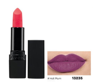 Avon  Ultramatowa szminka Hot Plum 3,6g 13235