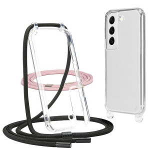 Tech-Protect FLEXAIR CHAIN SAMSUNG S22 czarny & różowy