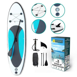 Deska SUP Stand Up Paddle 300cm niebiesko - szara PDB-40001 JoySports