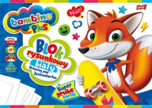 Blok rysunkowy A3 20k BAMBINO PLUS 100g p10 (super gruba kartka) MAJEWSKI