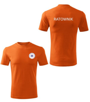 Koszulka z logiem LPR ratownictwo medyczne pomarańcz r.XL