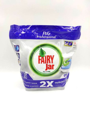 FAIRY JAR  kapsułki do zmywarek 115kaps.ALL IN ONE kart=2