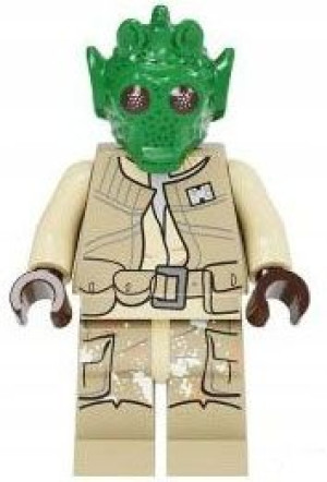 Wojownik Sojuszu Rodian Star Wars + Obrazek Lego