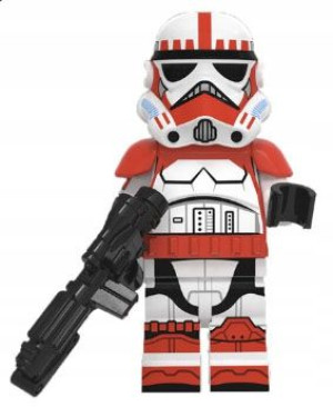 Klon Trooper Klocki Figurka Star Wars+obrazek Lego