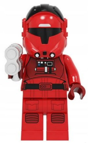 Red Stormtrooper Figurka Star Wars + Obrazek Lego